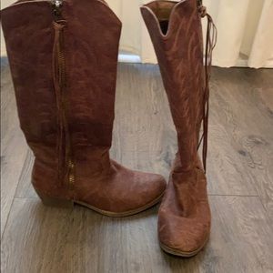 Boots with Tassels Size 6.5